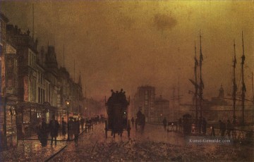  stadt - Glasgow Docks Stadtszenen John Atkinson Grimshaw Stadtbilder